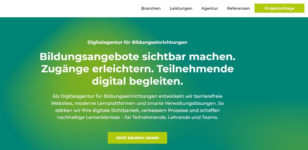 agentur für bildungseinrichtungen giftGRÜN