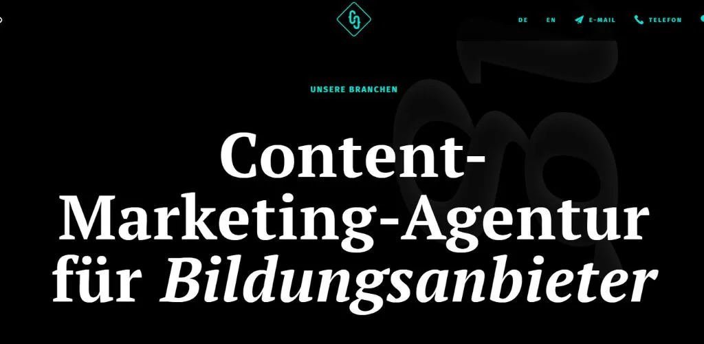 digital marketing agentur für bildungsträger crispy content