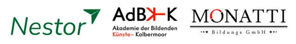 Logos von Nestor, AdBK und weiteren Bildungsanbietern