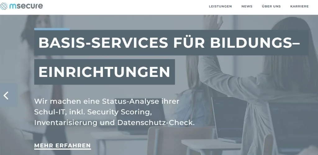 webdesign agentur für private universitäten msecure